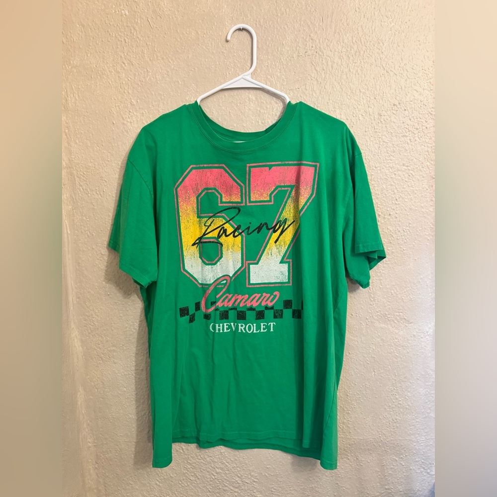 Green Chevrolet Camaro Graphic Tee